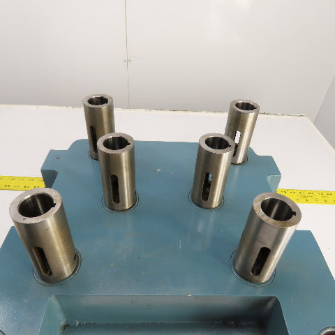 Ettco 124S60-2100 11/00 6-Spindle Drill Drilling Head Attachment 1:1 Ratio 1" ID