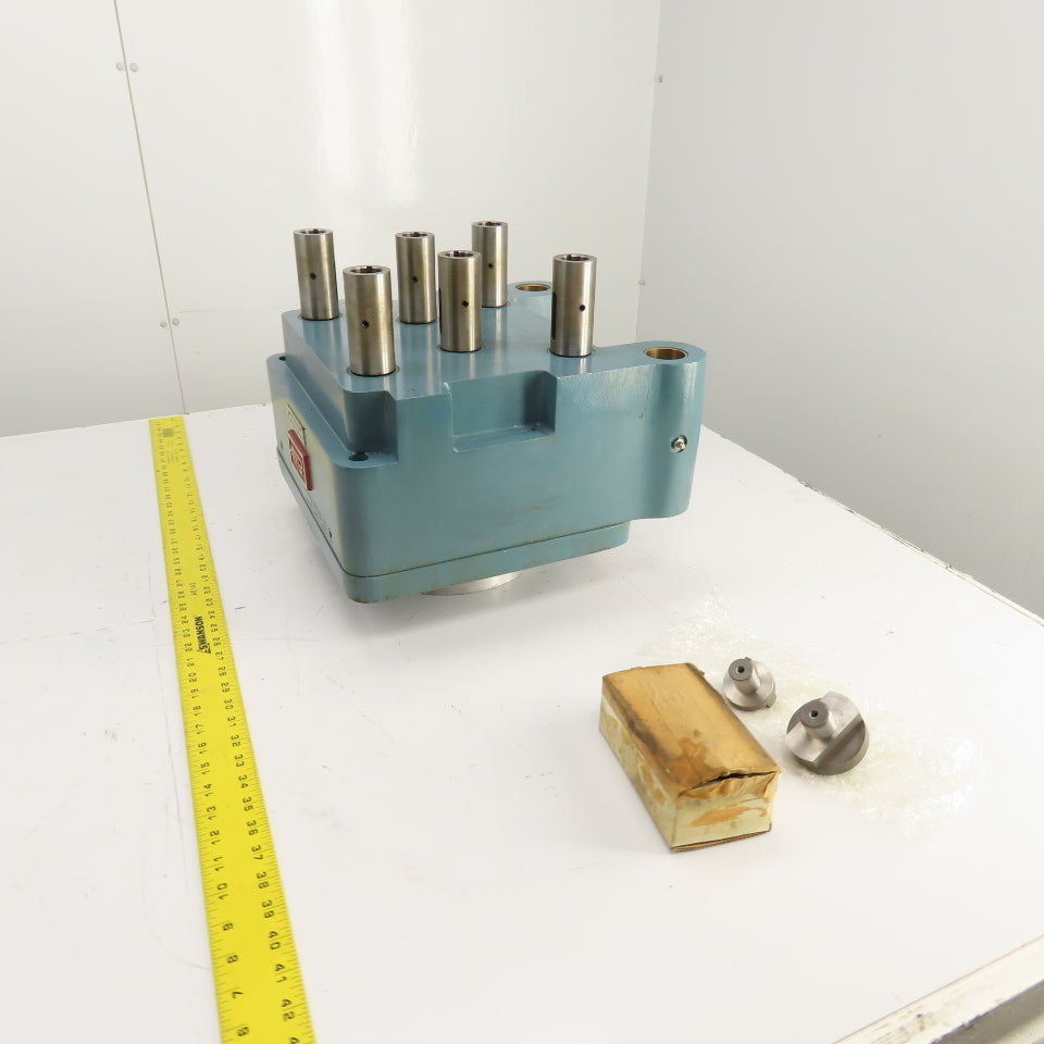 Ettco 124S60-2100 11/00 6-Spindle Drill Drilling Head Attachment 1:1 Ratio 1" ID