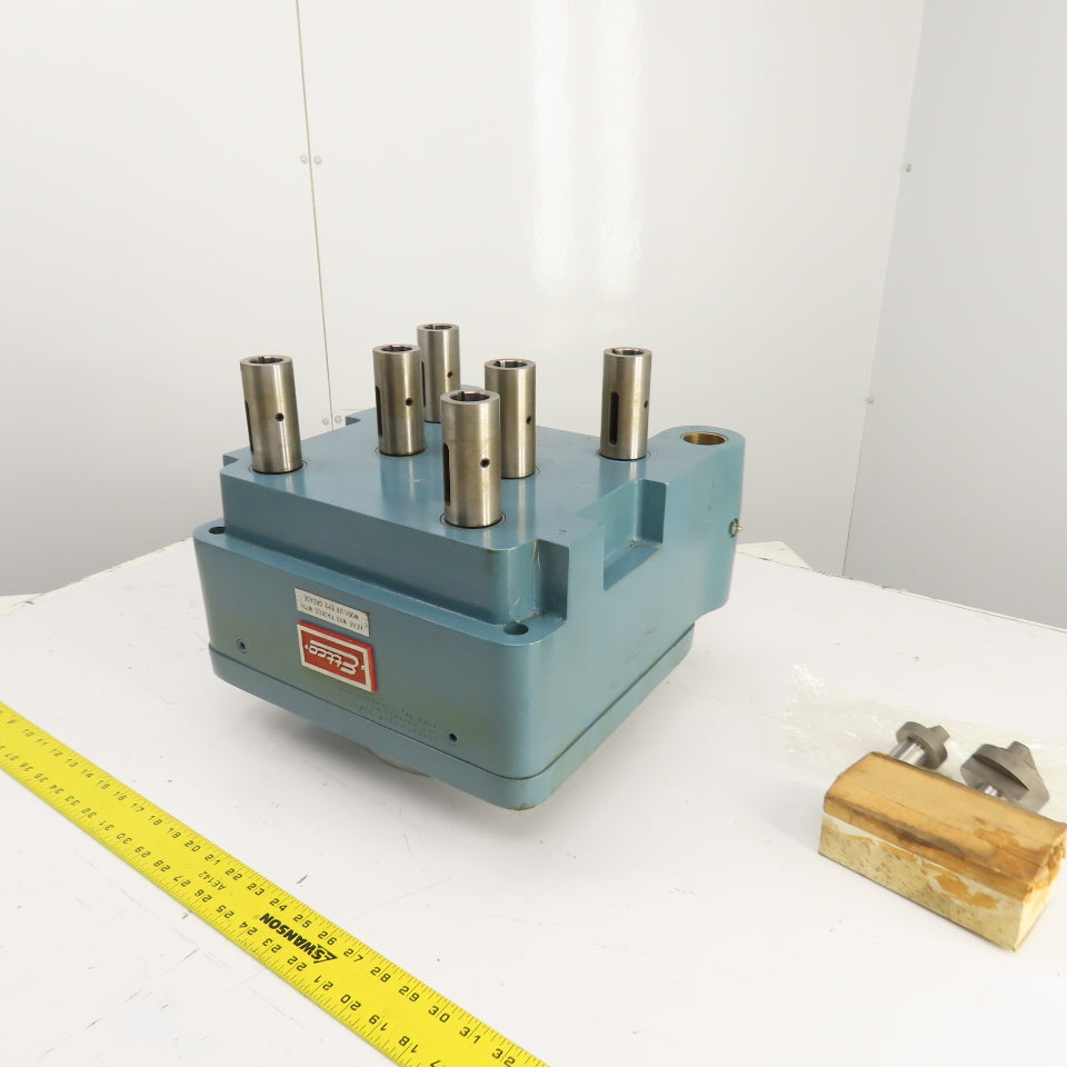 Ettco 124S60-2100 11/00 6-Spindle Drill Drilling Head Attachment 1:1 Ratio 1" ID