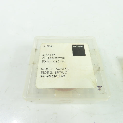 Bystronic 4-00227 CU Reflector 50mm x 10mm Side 1: PO/ATFR Side 2: SPT/UC