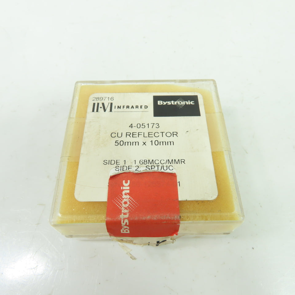 Bystronic 4-05173 CU Reflector 50mm x 10mm Side 1: 1.68MCC/MMR Side 2: SPT/UC