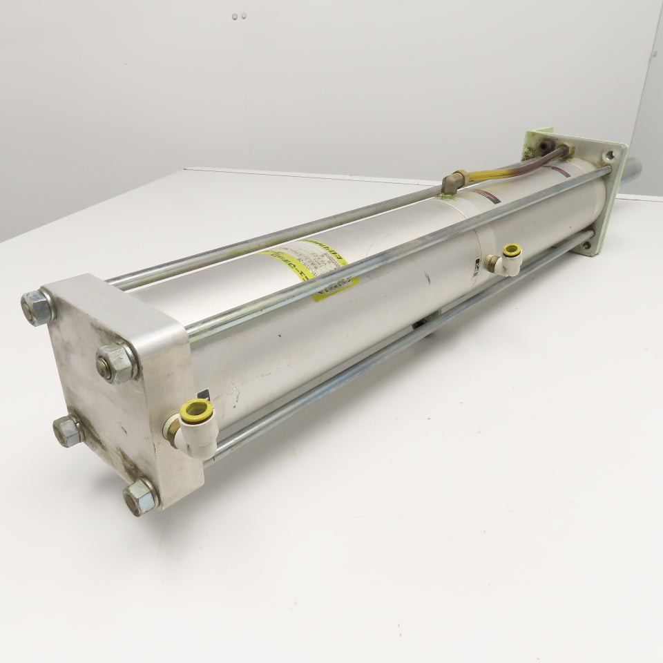 Hirotaka Seiki PB-100-2025-28 Pneumatic Air Oil Booster Cylinder .3-.7MPa