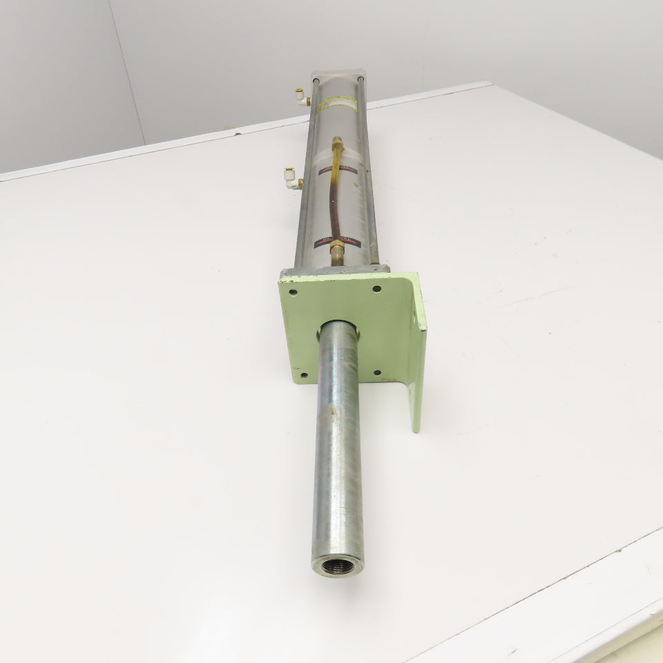 Hirotaka Seiki PB-100-2025-28 Pneumatic Air Oil Booster Cylinder .3-.7MPa