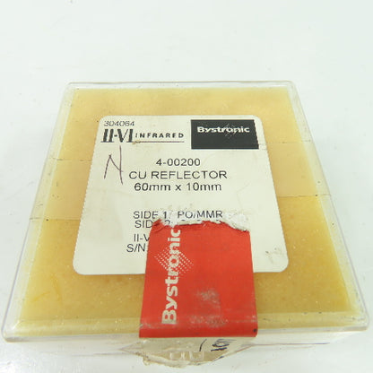 Bystronic 4-00200 CU Reflector 60mm x 10mm Side 1: PO/MMR Side 2: SPT/UC