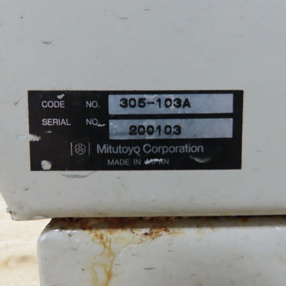 Mitutoyo 305-103A PV600A 24" Profile Projector Optical Comparator 120V