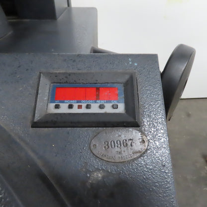 Starrett Sigma VF600 Vertical Optical Comparator 115V W/ Quadra-Chek 200 DRO