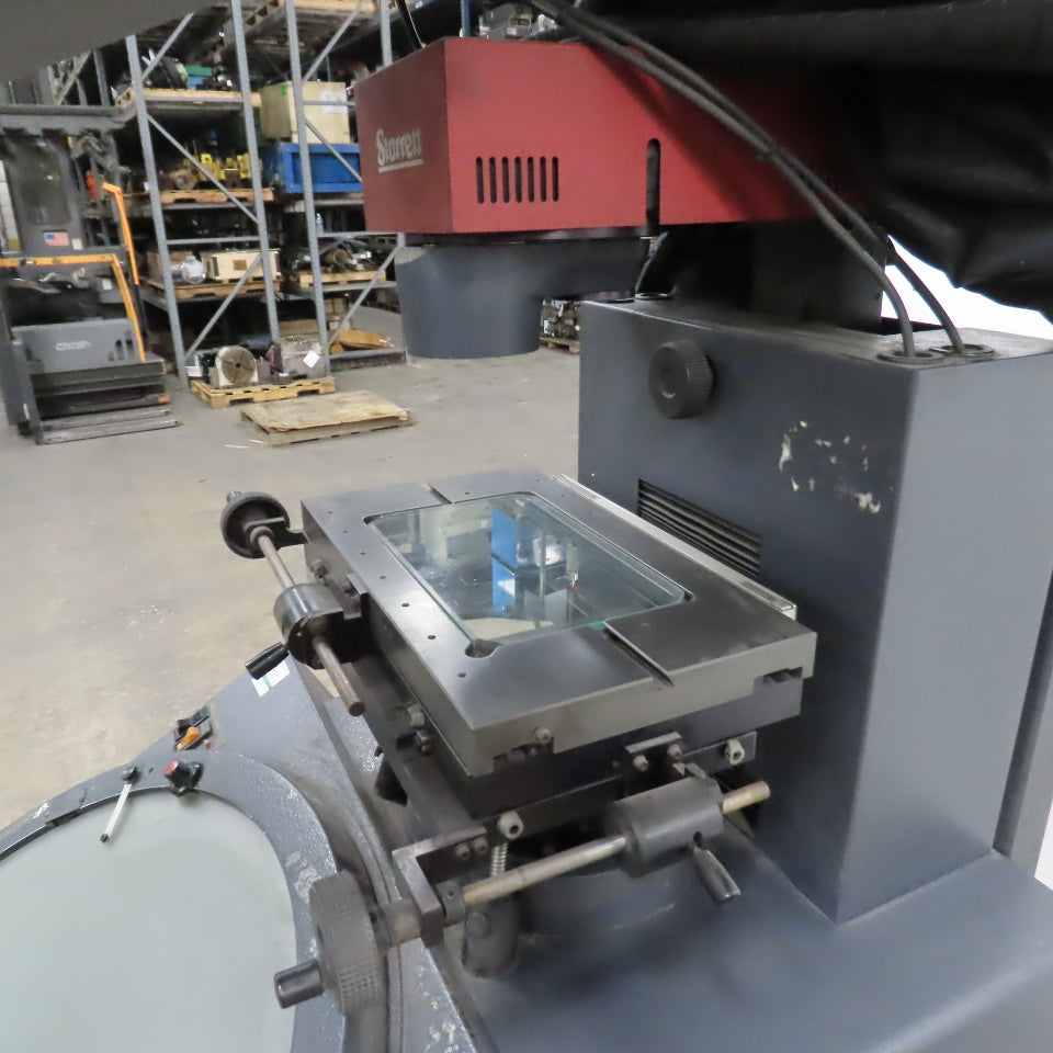 Starrett Sigma VF600 Vertical Optical Comparator 115V W/ Quadra-Chek 200 DRO