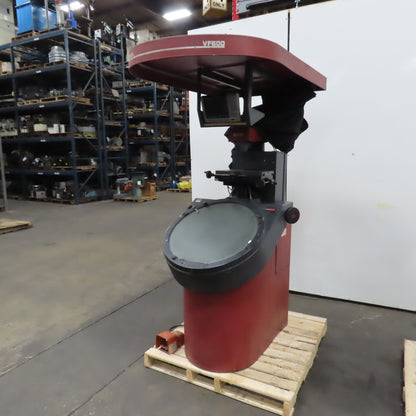 Starrett Sigma VF600 Vertical Optical Comparator 115V W/ Quadra-Chek 200 DRO