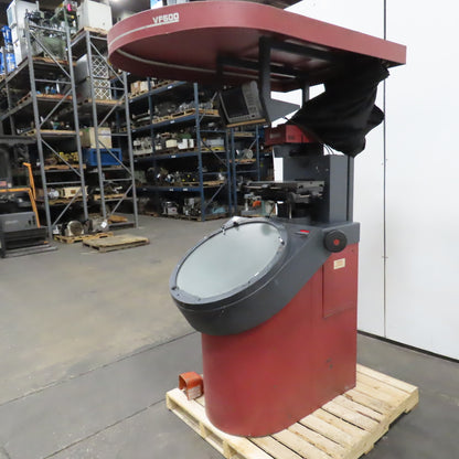 Starrett Sigma VF600 Vertical Optical Comparator 115V W/ Quadra-Chek 200 DRO