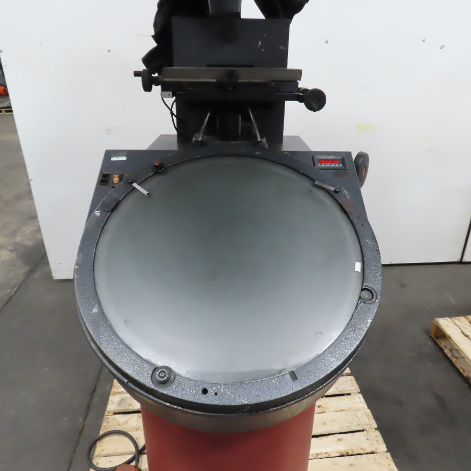 Starrett Sigma VF600 Vertical Optical Comparator 115V W/ Quadra-Chek 200 DRO