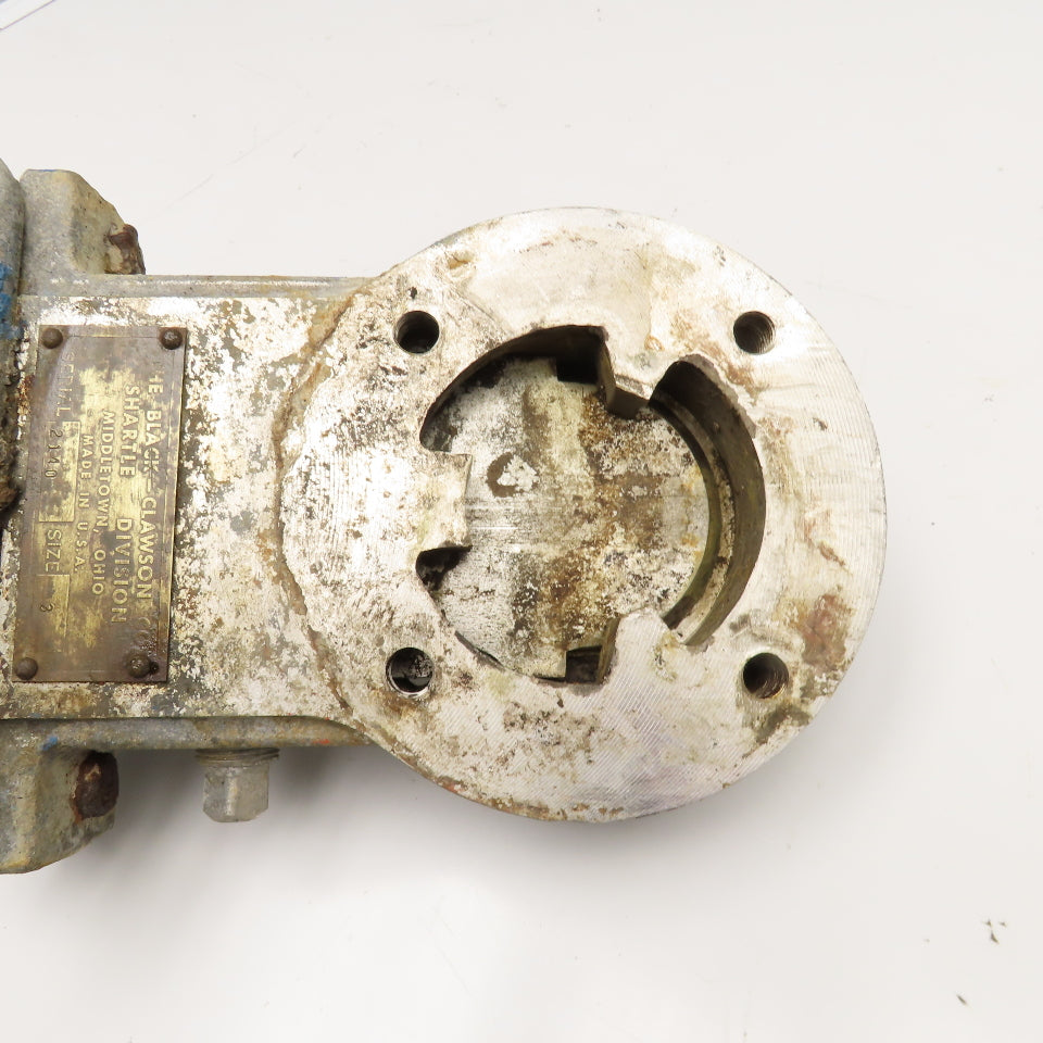Black Clawson 3" Manual Gate Valve Stainless Steel Lug Mount