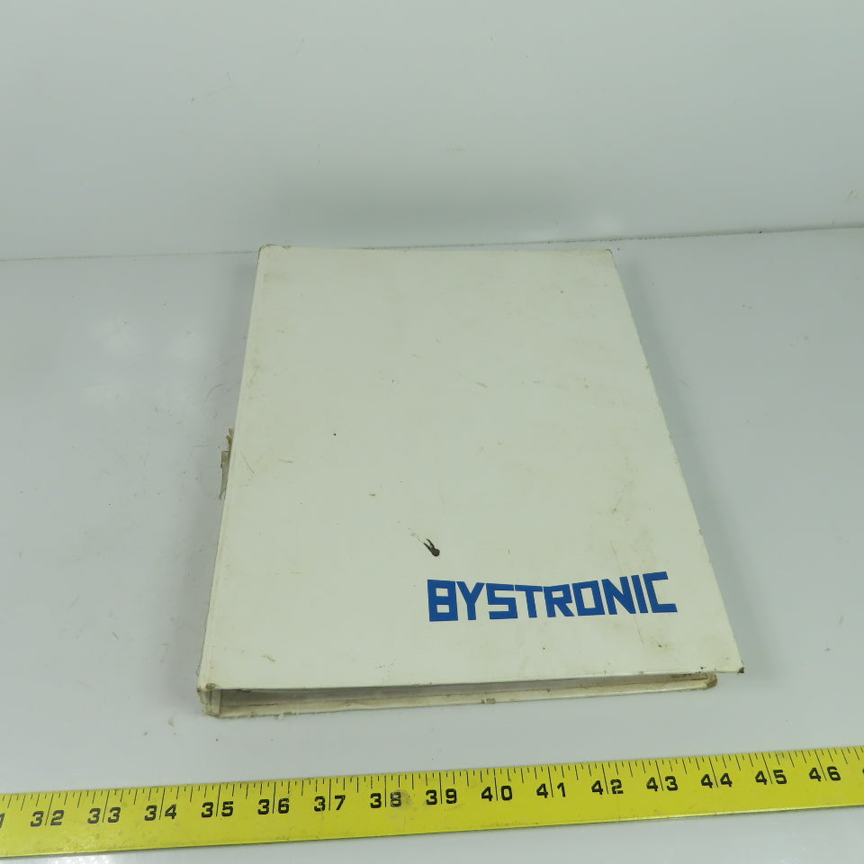 Bystronic Bystar 3015 Laser Operators Manual