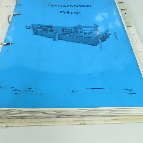 Bystronic Bystar 3015 Laser Operators Manual