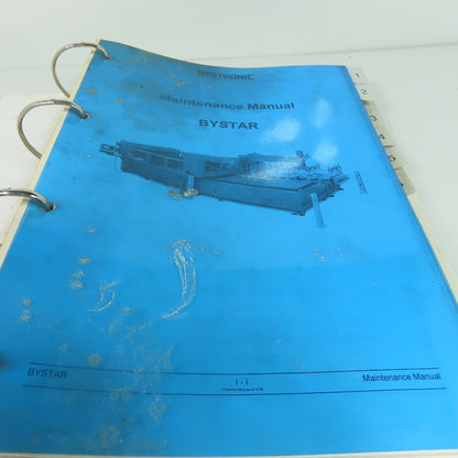Bystronic Bystar 3015 Laser Maintenance Manual