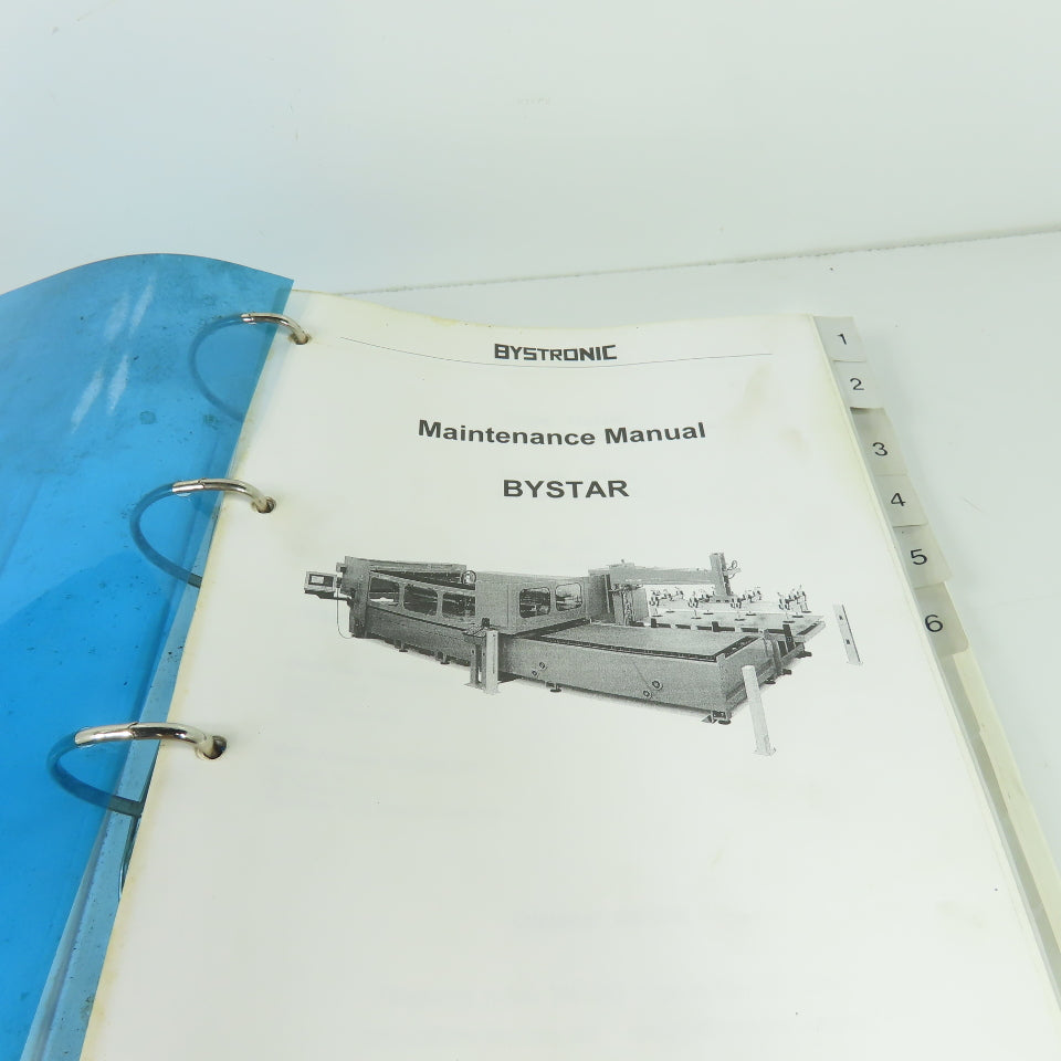 Bystronic Bystar 3015 Laser Maintenance Manual