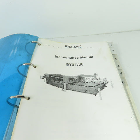 Bystronic Bystar 3015 Laser Maintenance Manual