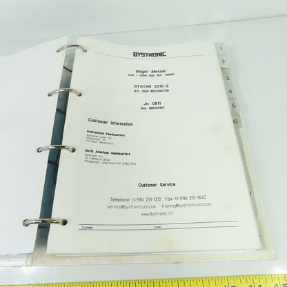 Bystronic Bystar 3015 Laser Maintenance Manual