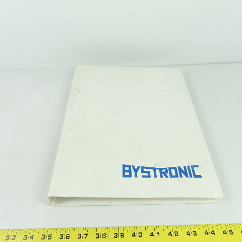 Bystronic Bystar 3015 Laser Operators Manual