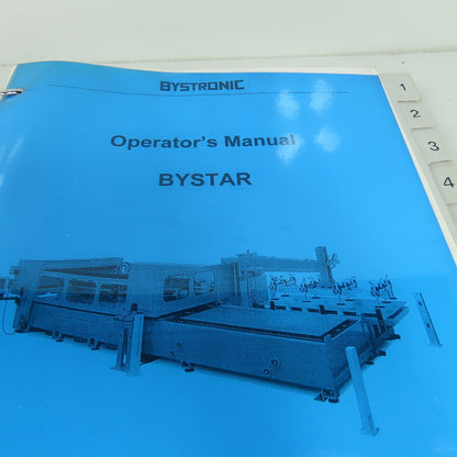 Bystronic Bystar 3015 Laser Operators Manual