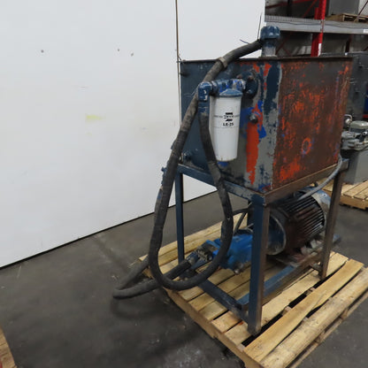 15HP 45 Gallon Hydraulic Power Unit 230/460V W/ Vickers PVQ45 B2R SS1S 10