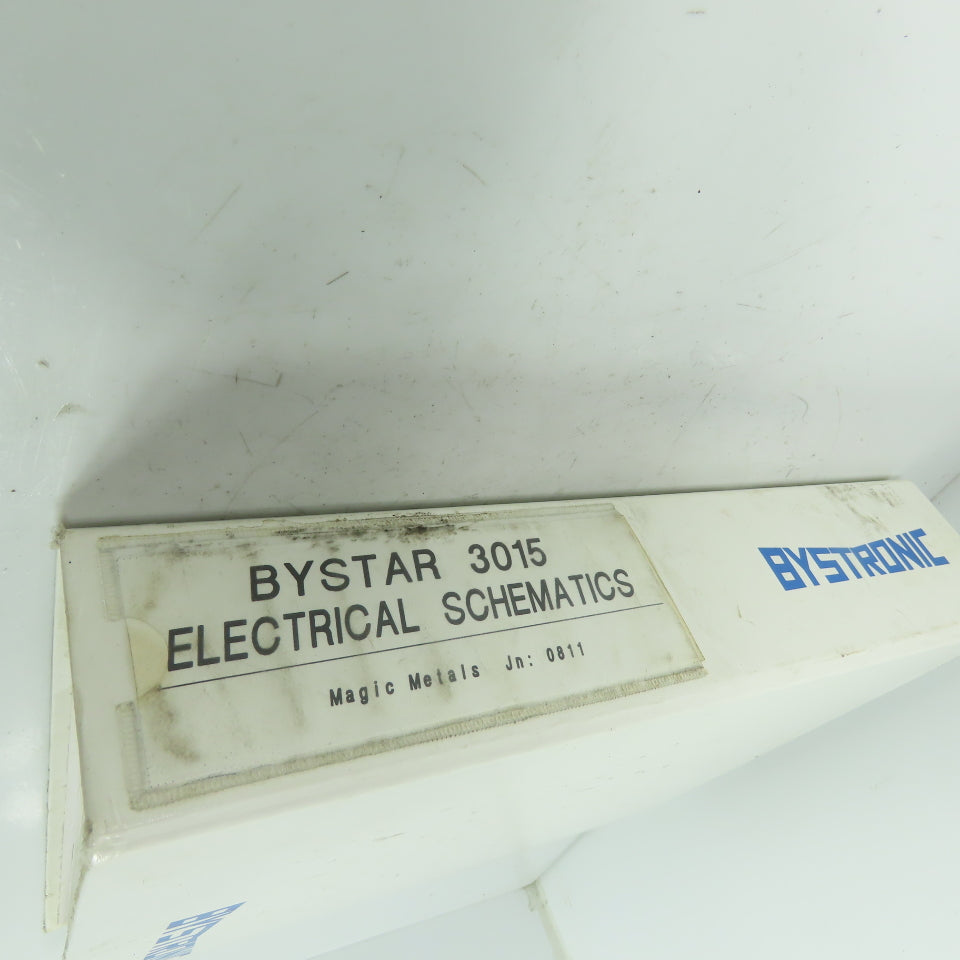Bystronic Bystar 3015 Laser Electrical Schematics