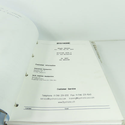 Bystronic Bystar 3015 Laser Electrical Schematics
