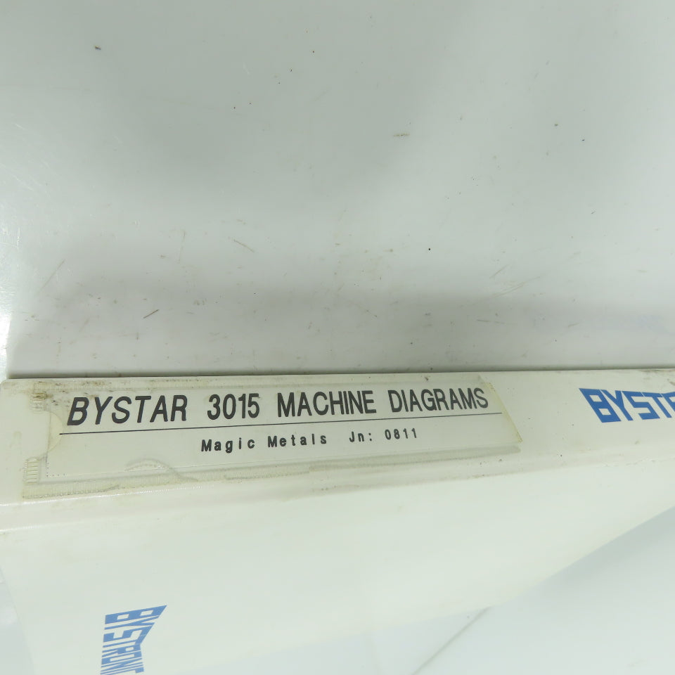 Bystronic Bystar 3015 Laser Machine Diagrams