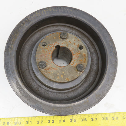 9" OD 5 Belt Powerband 5 B36 B Section V-Belt Pully Taper Lock Bushing Bore