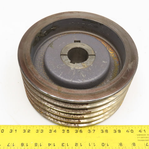 9" OD 5 Belt Powerband 5 B36 B Section V-Belt Pully Taper Lock Bushing Bore