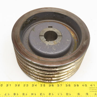 9" OD 5 Belt Powerband 5 B36 B Section V-Belt Pully Taper Lock Bushing Bore