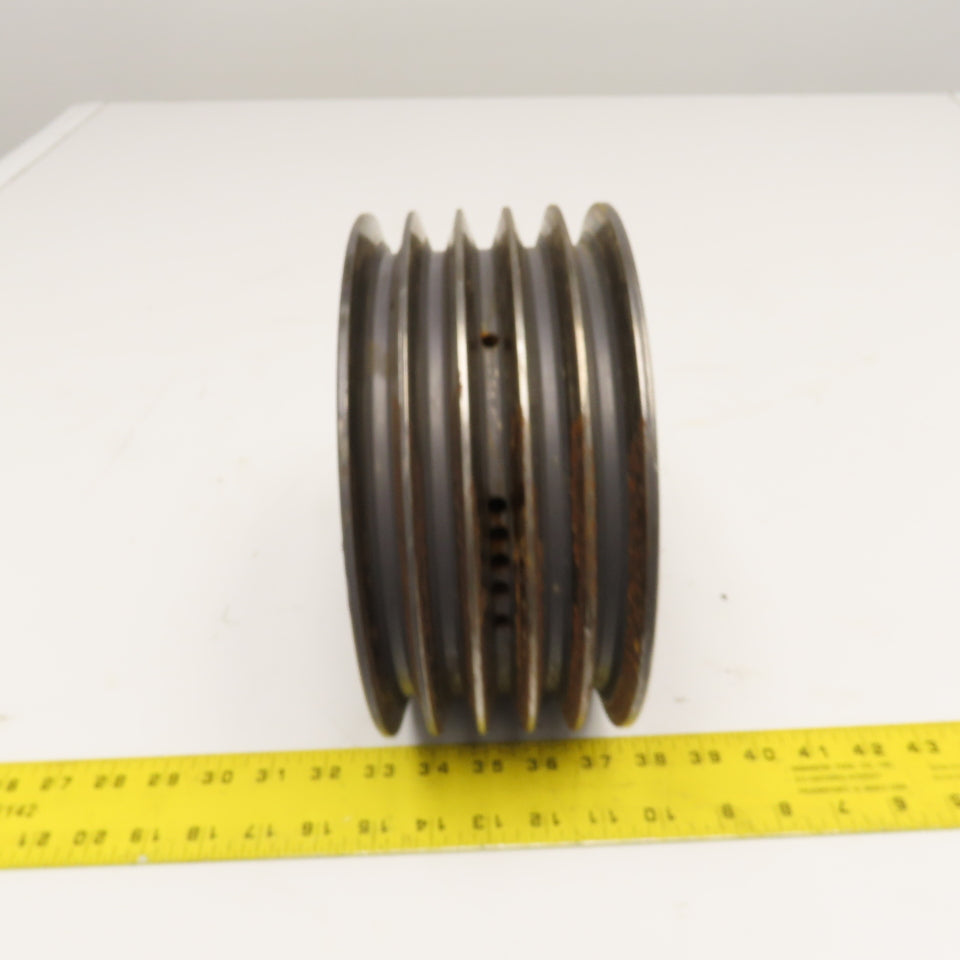 9" OD 5 Belt Powerband 5 B36 B Section V-Belt Pully Taper Lock Bushing Bore