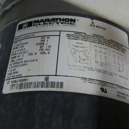 Parker H1X9631/10 10 Gallon 1.5HP Hydraulic Power Unit 230/460V 0.6/0.9GPM