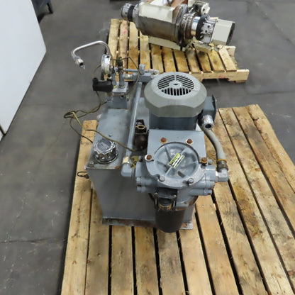 Parker H1X9631/10 10 Gallon 1.5HP Hydraulic Power Unit 230/460V 0.6/0.9GPM