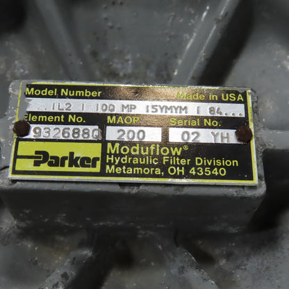 Parker H1X9631/10 10 Gallon 1.5HP Hydraulic Power Unit 230/460V 0.6/0.9GPM