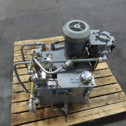 Parker H1X9631/10 10 Gallon 1.5HP Hydraulic Power Unit 230/460V 0.6/0.9GPM