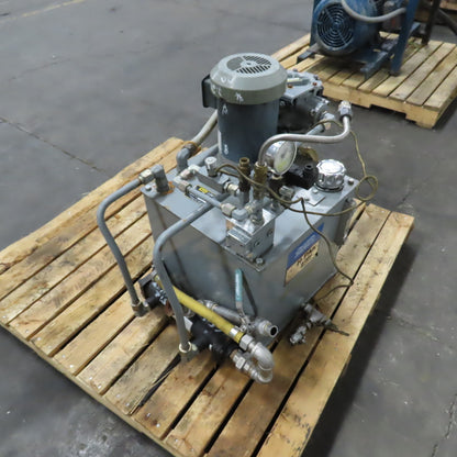 Parker H1X9631/10 10 Gallon 1.5HP Hydraulic Power Unit 230/460V 0.6/0.9GPM