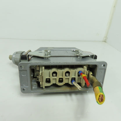 Contact H-BS 10.1700 6-Pin Male/Female Set Rectangular Connector 600VAC Lot Of 4
