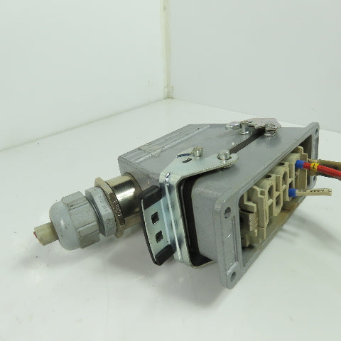 Contact H-BS 10.1700 6-Pin Male/Female Set Rectangular Connector 600VAC Lot Of 4