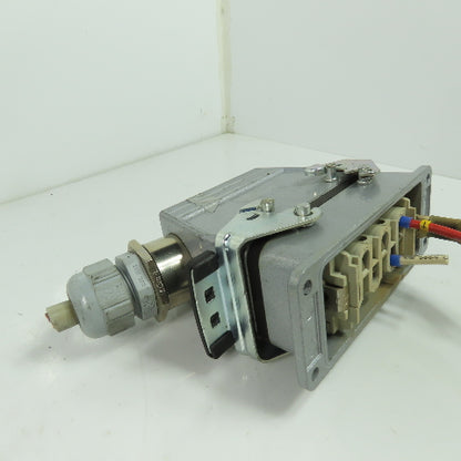 Contact H-BS 10.1700 6-Pin Male/Female Set Rectangular Connector 600VAC Lot Of 4