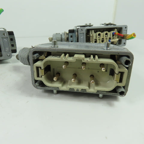 Contact H-BS 10.1700 6-Pin Male/Female Set Rectangular Connector 600VAC Lot Of 4