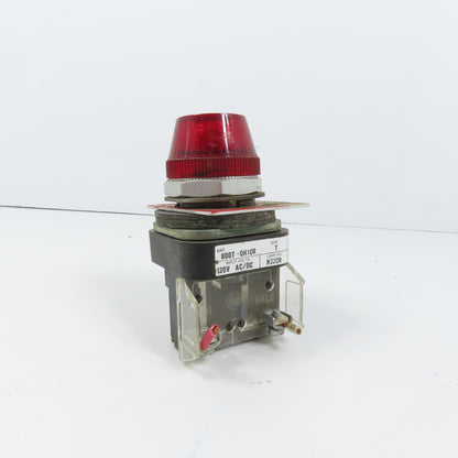 Allen Bradley 800T-QH10R Ser T Red Indicator Pilot Light 30mm 120V AC/DC