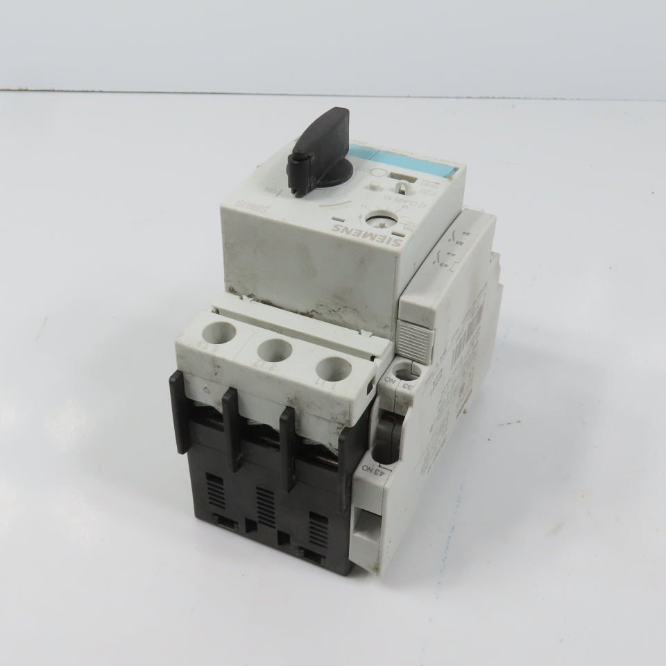 Siemens 3RV1021-4AA10 Sirius Circuit Breaker / Motor Protector 11-16 Amp W/ Aux