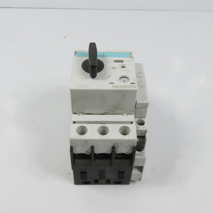 Siemens 3RV1021-4AA10 Sirius Circuit Breaker / Motor Protector 11-16 Amp W/ Aux