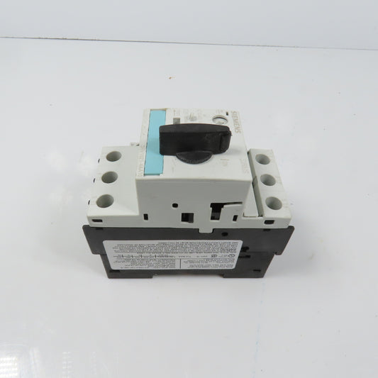 Siemens 3RV1021-4AA10 Sirius Circuit Breaker / Motor Protector 11-16 Amp W/ Aux