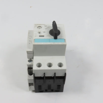 Siemens 3RV1021-1BA10 Sirius Circuit Breaker / Motor Protector 1.4-2 Amp W/Aux
