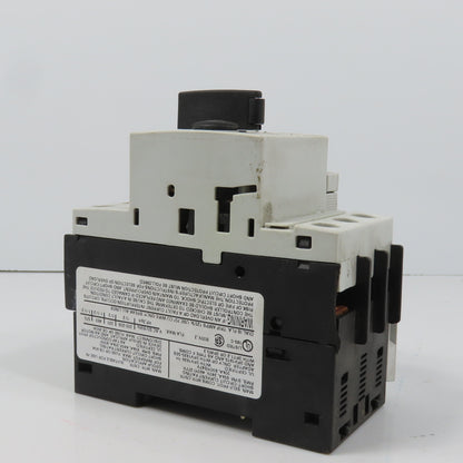 Siemens 3RV1021-1BA10 Sirius Circuit Breaker / Motor Protector 1.4-2 Amp W/Aux