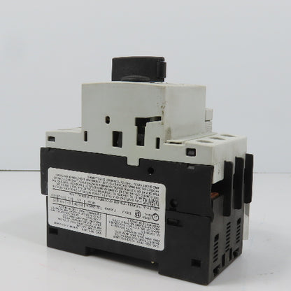 Siemens 3RV1021-1BA10 Sirius Circuit Breaker / Motor Protector 1.4-2 Amp W/Aux