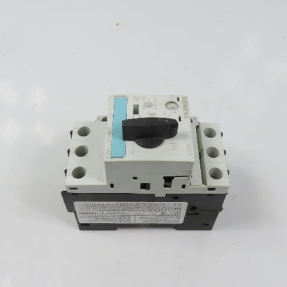 Siemens 3RV1021-1BA10 Sirius Circuit Breaker / Motor Protector 1.4-2 Amp W/Aux