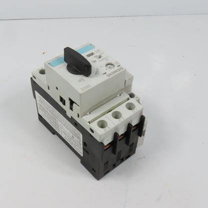 Siemens 3RV1021-1DA10 Sirius Circuit Breaker / Motor Protector 2.2-3.2 Amp W/Aux