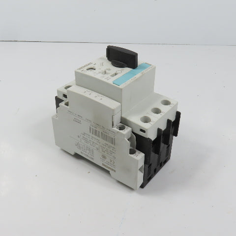 Siemens 3RV1021-1CA10 Sirius Circuit Breaker / Motor Protector 1.8-2.5 Amp W/Aux